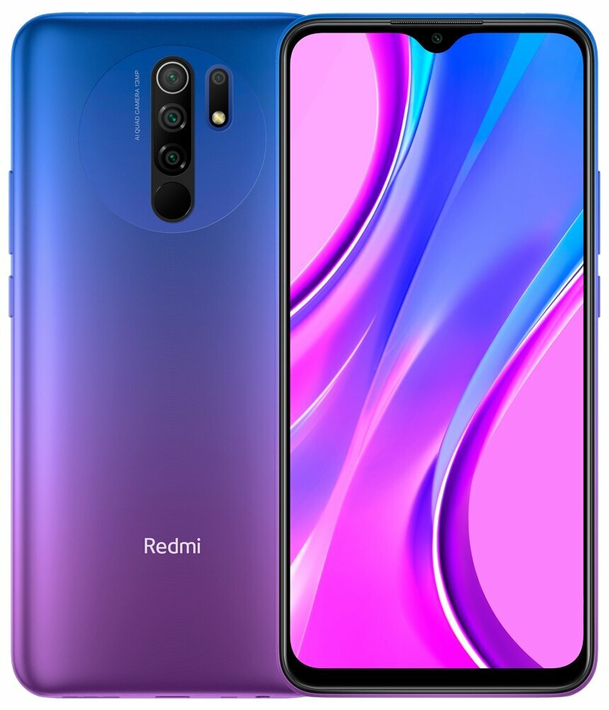 

Смартфон Xiaomi Redmi 9 4/64GB Purple (A21), Redmi 9