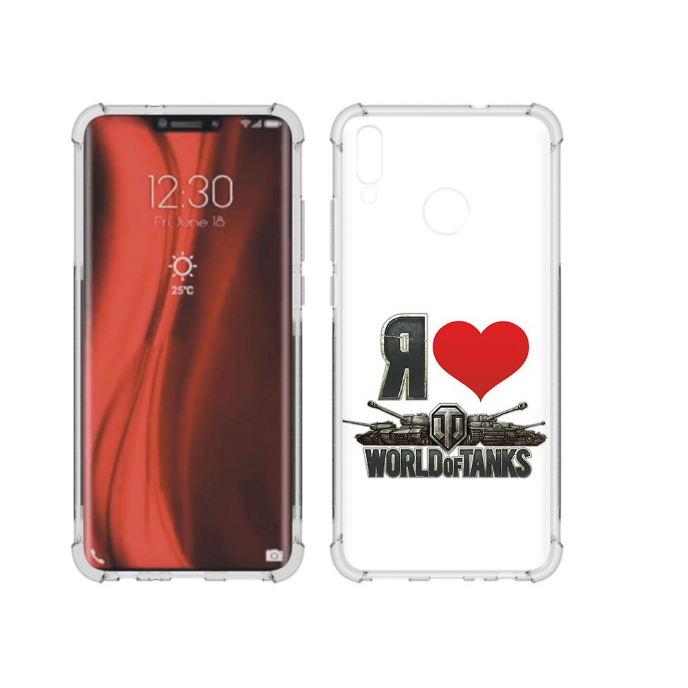 

Чехол MyPads Tocco для Honor 8X я люблю ворлд оф танк (PT118984.69.702), Tocco