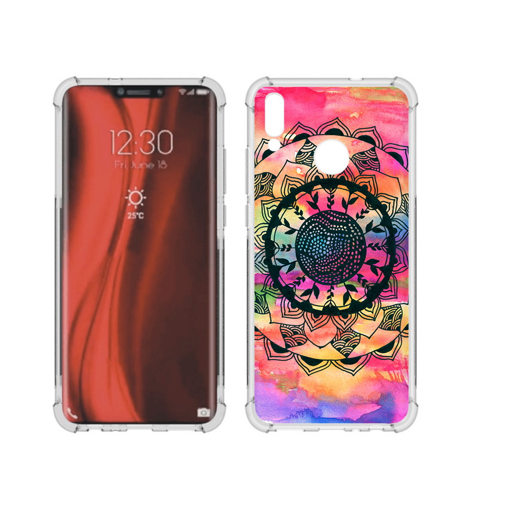 

Чехол MyPads Tocco для Honor 8X яркая абстракция круглый цветок (PT118984.69.704), Tocco