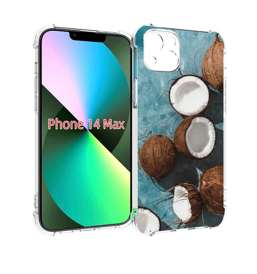 Чехол MyPads красивые-кокосы для iPhone 14 Plus (6.7)