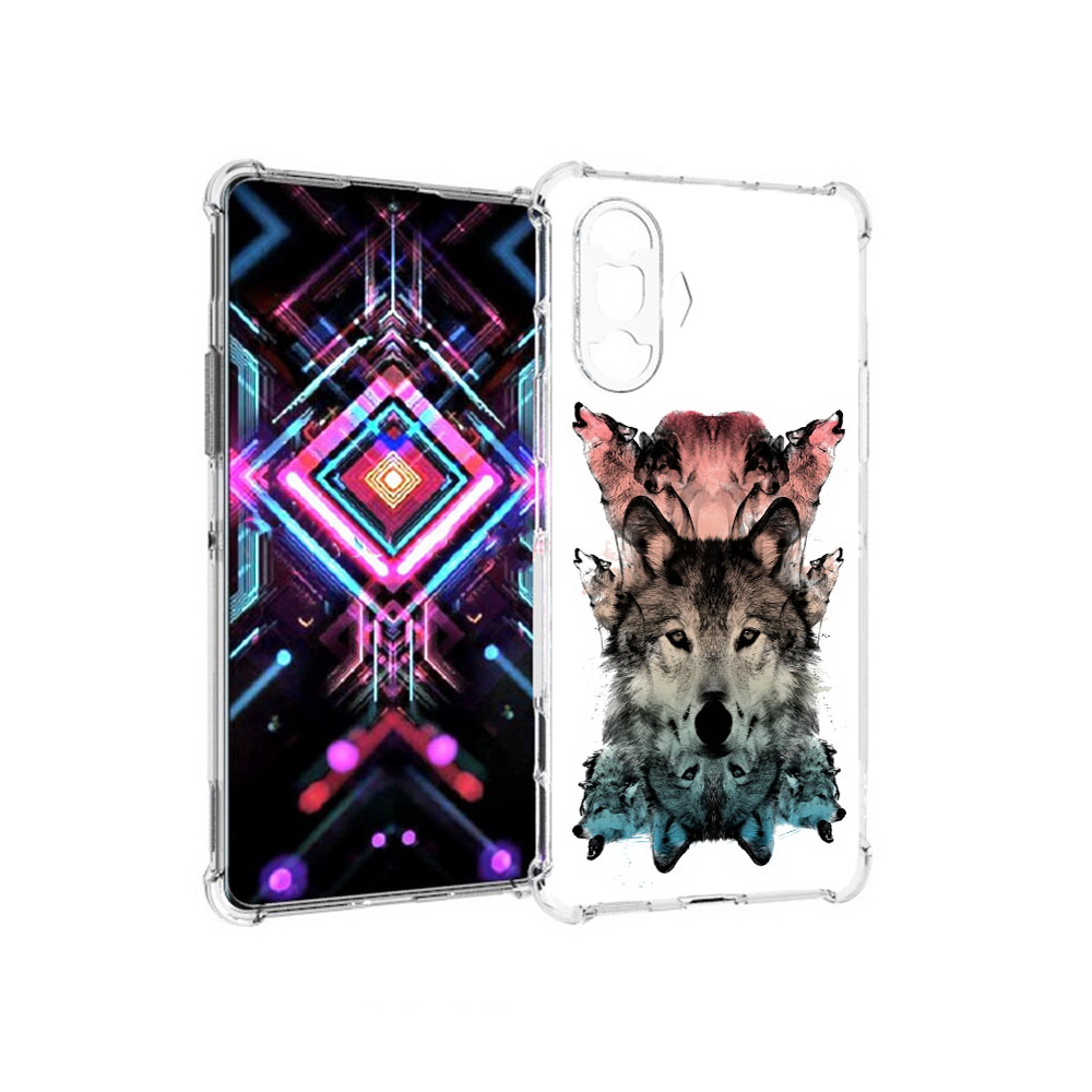 

Чехол MyPads Tocco для Xiaomi Poco F3 GT стая (PT172450.277.624), Прозрачный, Tocco