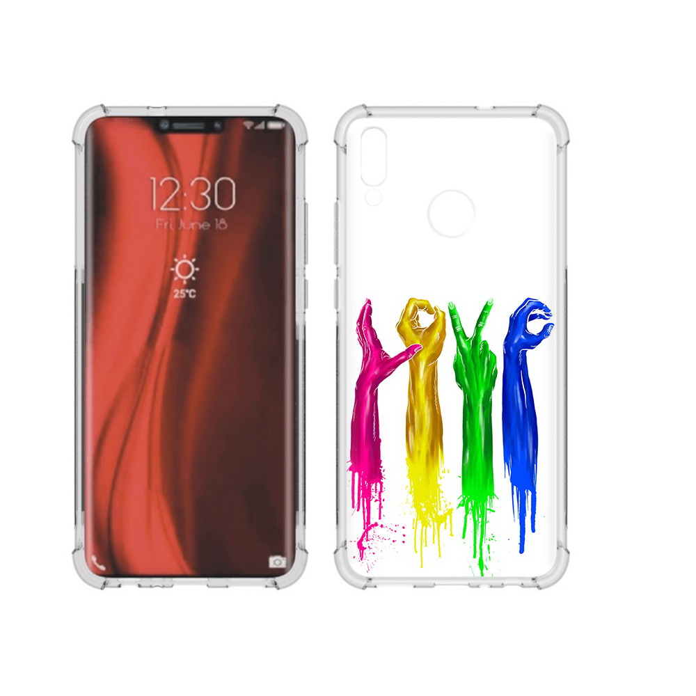 

Чехол MyPads Tocco для Honor 8X яркие руки love (PT118984.69.707), Tocco