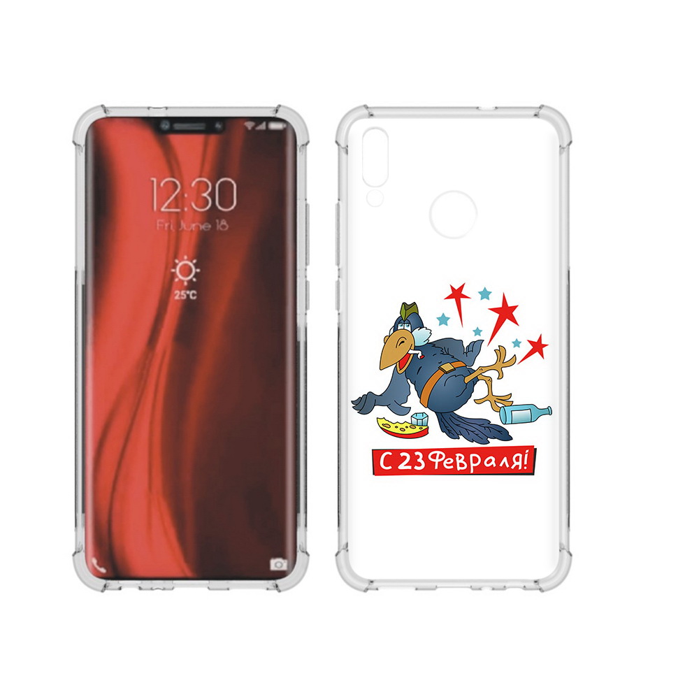 

Чехол MyPads Tocco для Honor 8X 23 февраля веселая птица (PT118984.69.9), Tocco