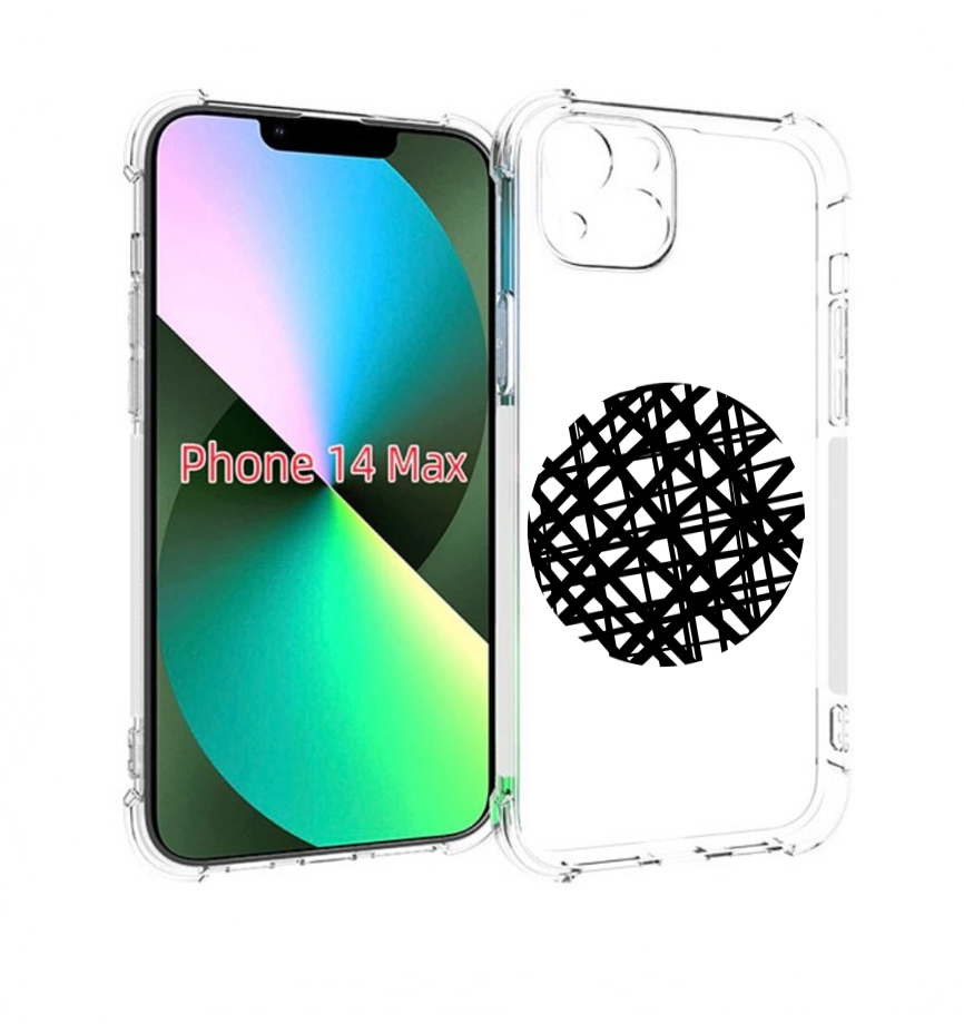 

Чехол MyPads круглая-абстракция для iPhone 14 Plus (6.7), Прозрачный, Tocco