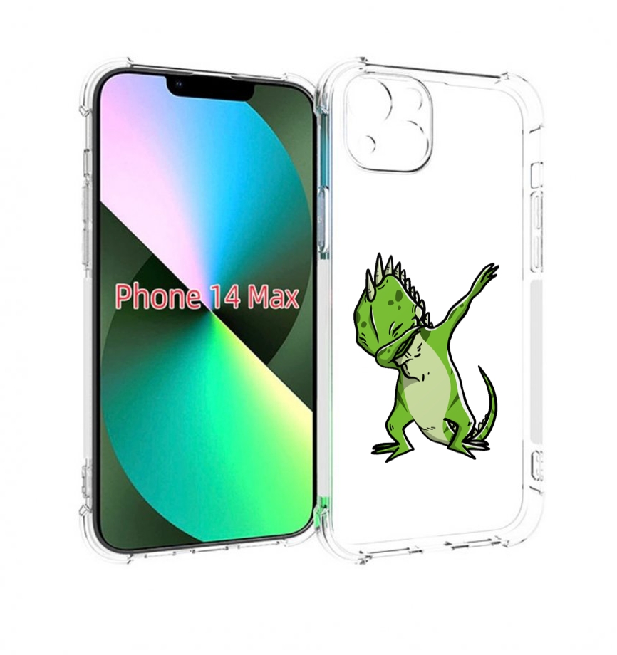 

Чехол MyPads крутая-ящерица для iPhone 14 Plus (6.7), Прозрачный, Tocco