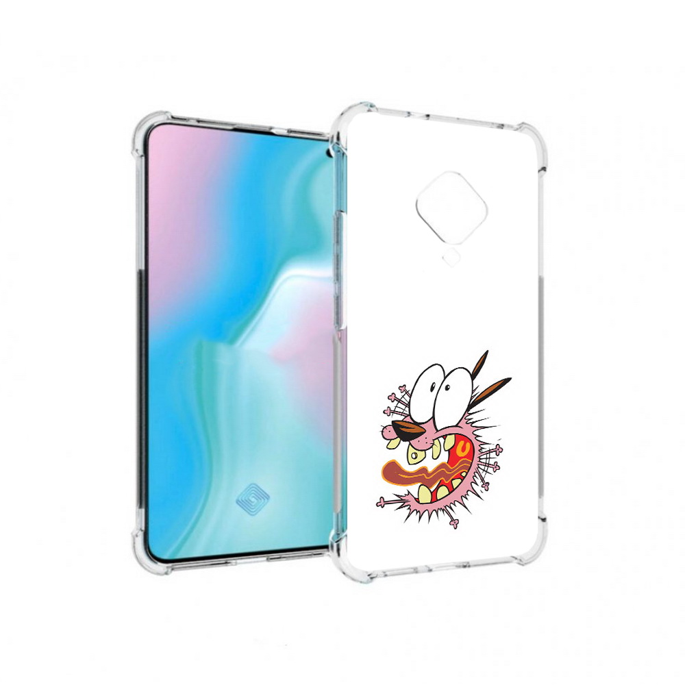 

Чехол MyPads Tocco для Vivo S5 испуганный бобик (PT226962.406.381), Прозрачный, Tocco