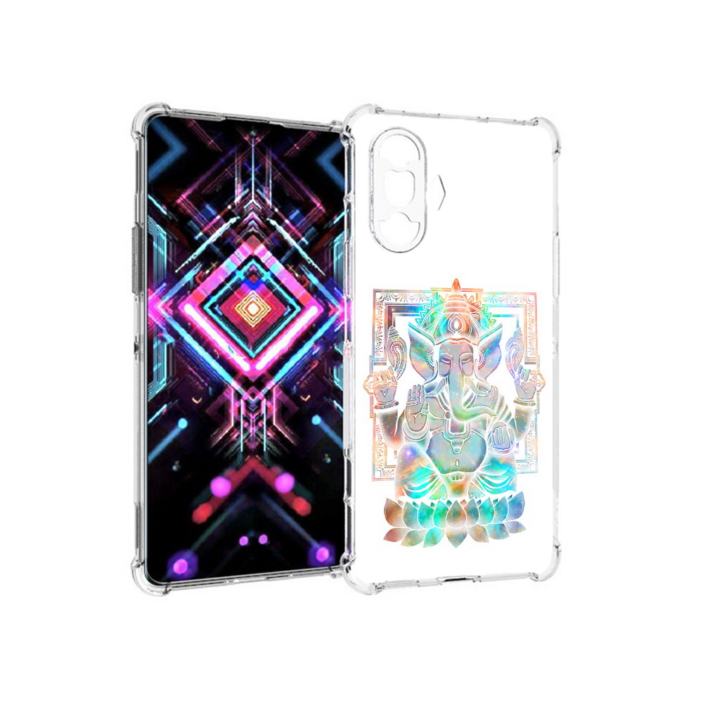 

Чехол MyPads Tocco для Xiaomi Poco F3 GT умный слон (PT172450.277.654), Прозрачный, Tocco