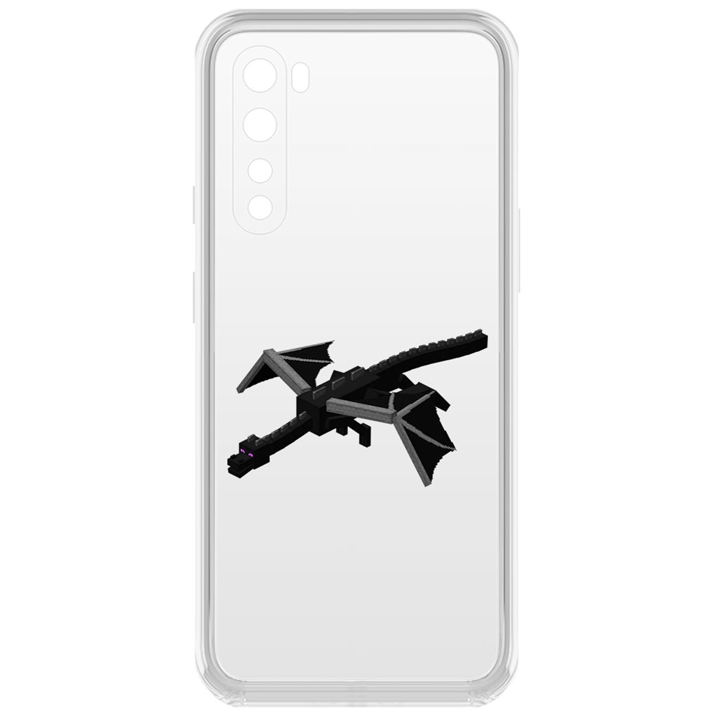 фото Чехол-накладка krutoff clear case дракон края для oneplus nord