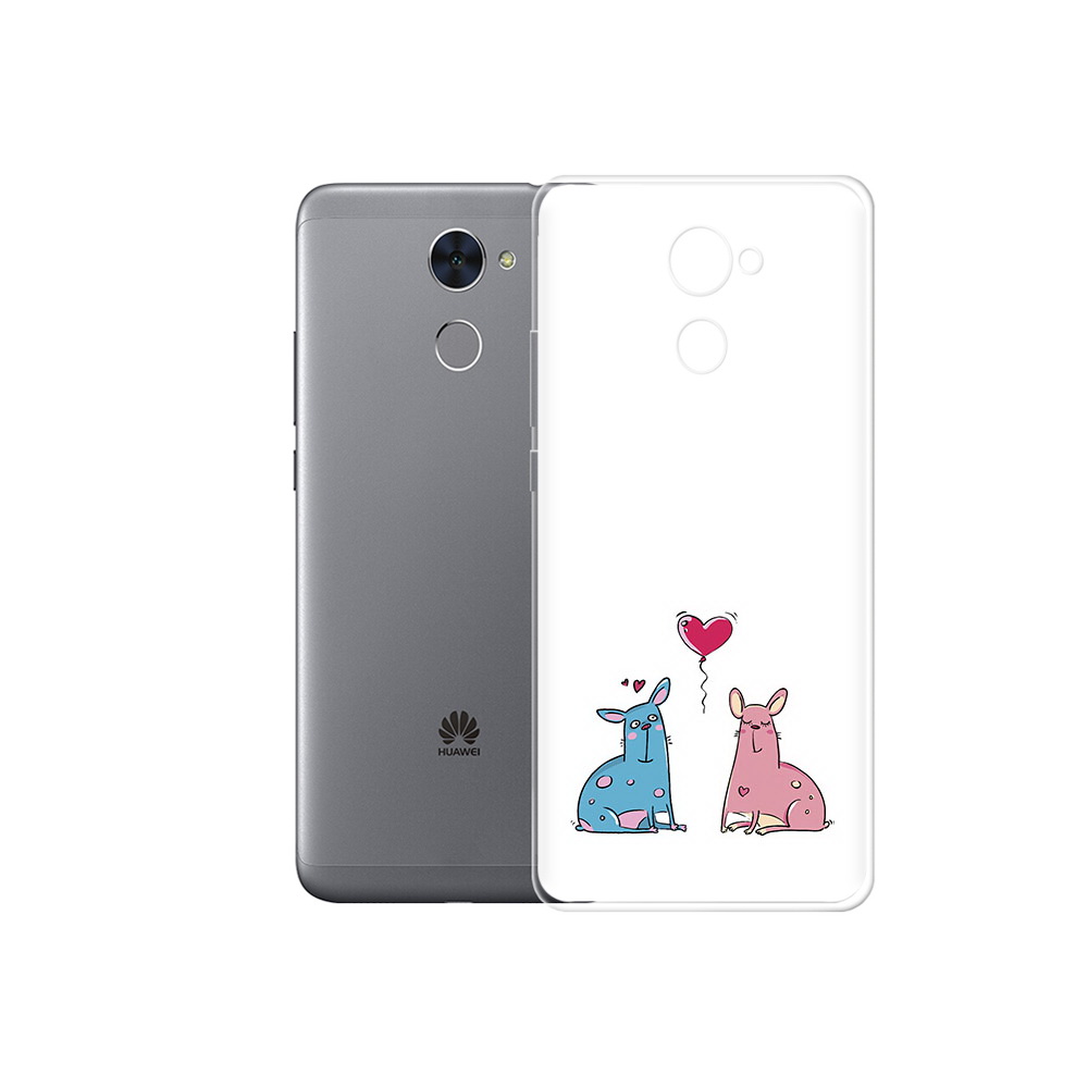 

Чехол MyPads Tocco для Huawei Enjoy 7 Plus Лама любовь (PT74186.70.102), Прозрачный, Tocco