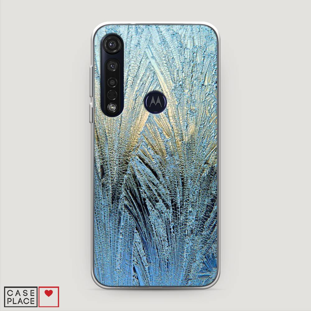 

Чехол Awog на Motorola Moto G8 Plus "Лёд", Разноцветный, 241450-4