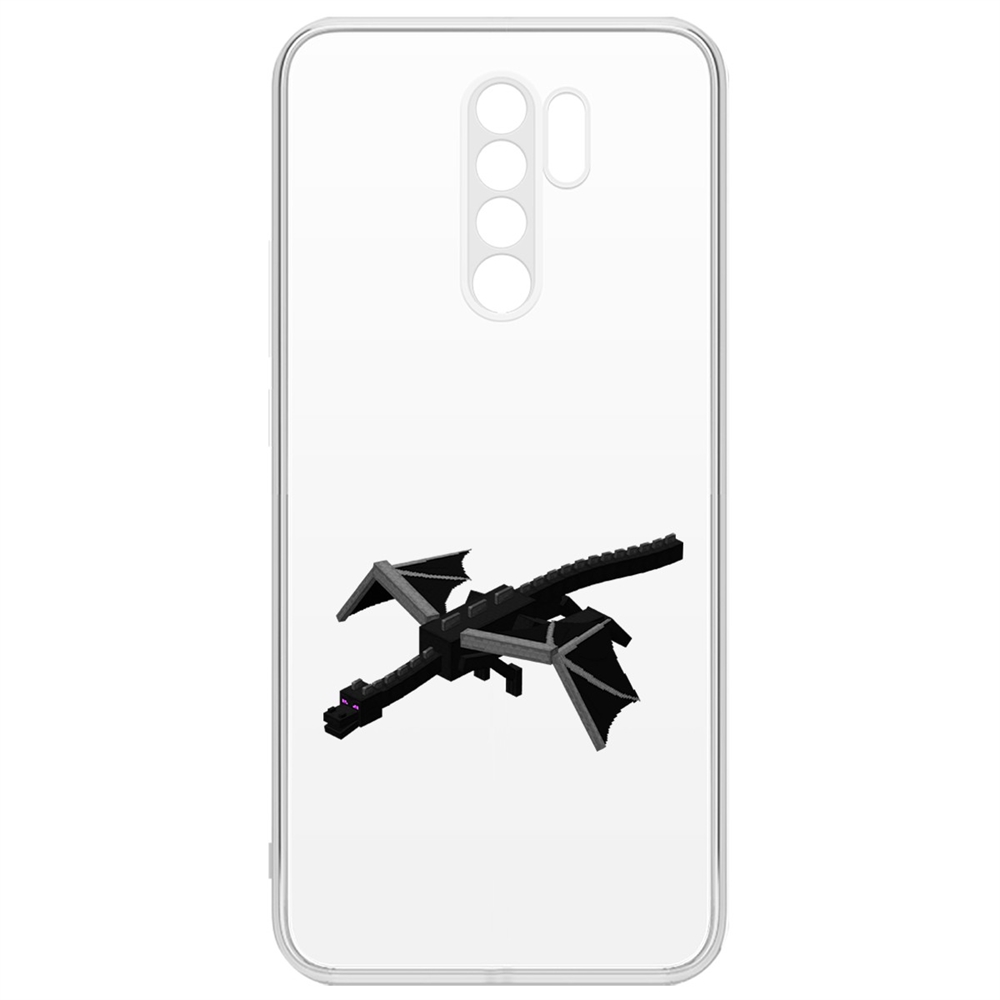 фото Чехол-накладка krutoff clear case дракон края для xiaomi redmi 9