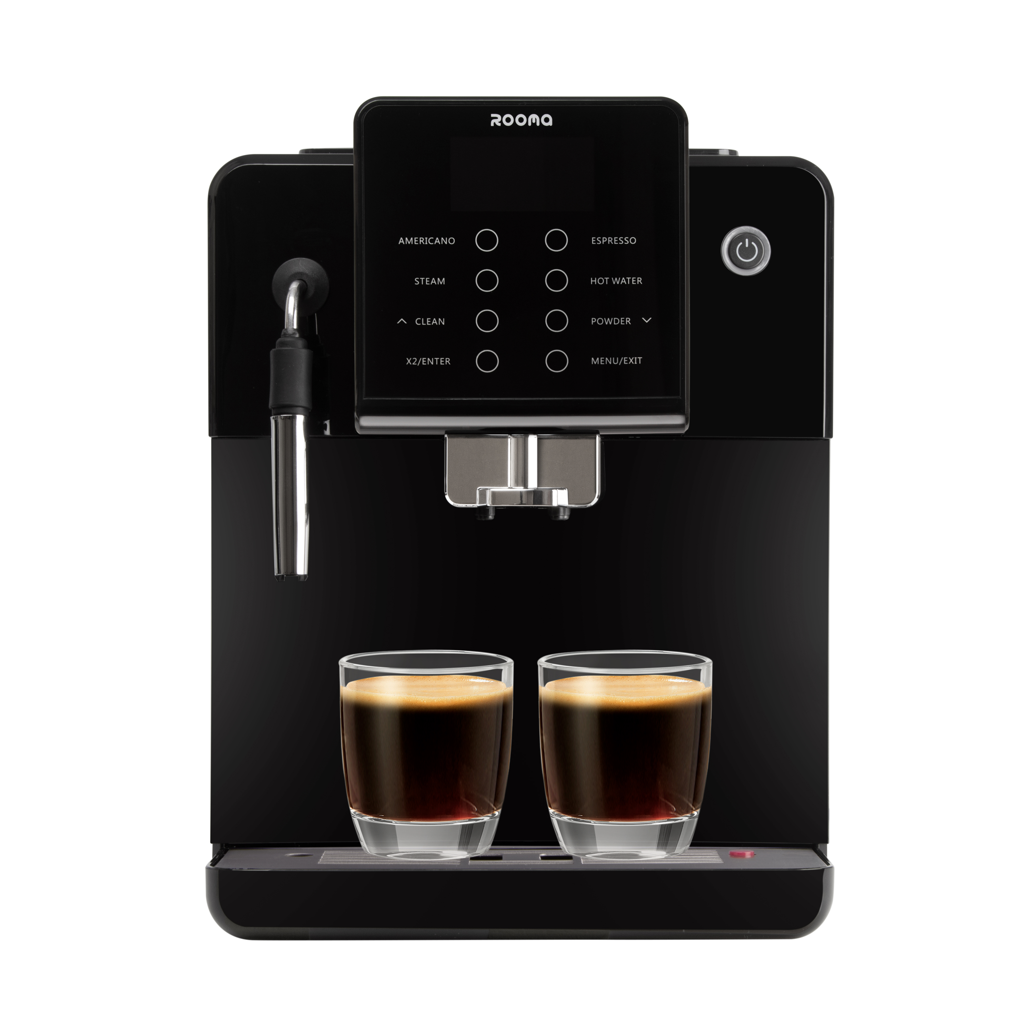 Кофемашина автоматическая Rooma RM-A11PBT черная кофемашина автоматическая bosch tie20301 черная