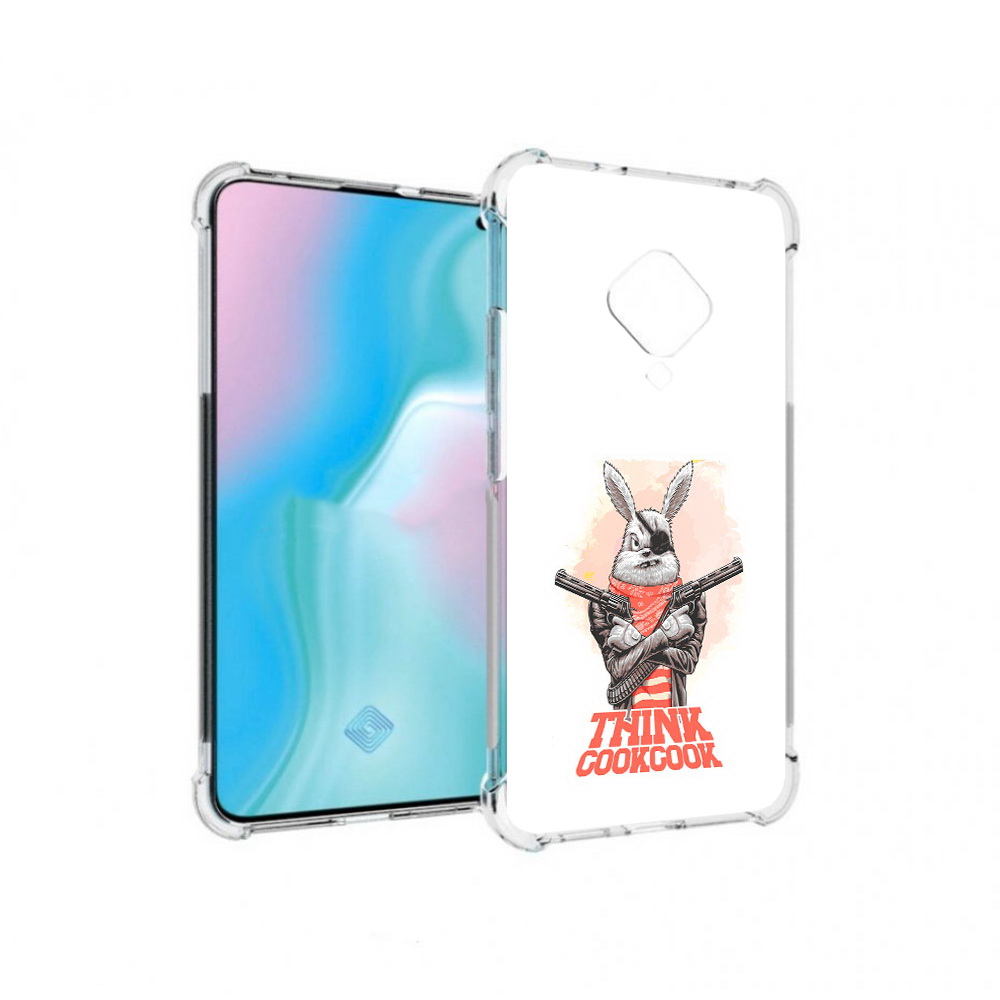 

Чехол MyPads Tocco для Vivo S5 кролик пират (PT226962.406.419), Прозрачный, Tocco