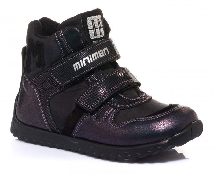 Ботинки Minimen 2277_20, фиолетовый-черный, 20