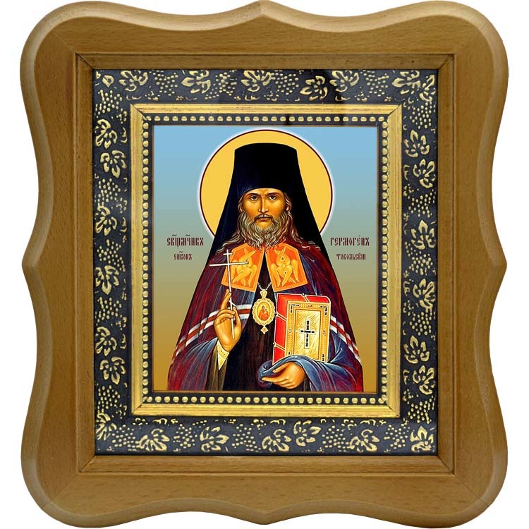 

Гермоген Долганев, Тобольский, священномученик, епископ. Икона на холсте.