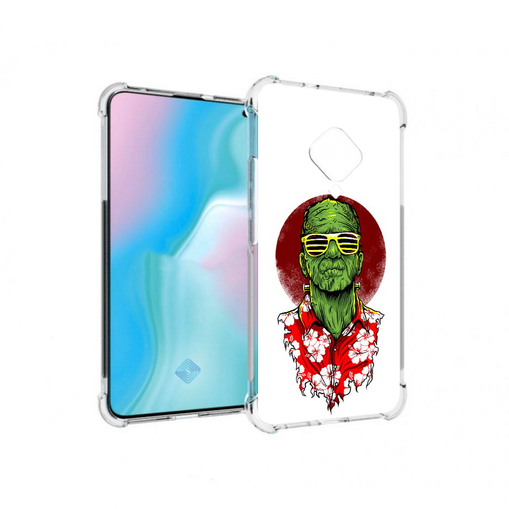 

Чехол MyPads Tocco для Vivo S5 крутой зеленый мужчина в очках (PT226962.406.424), Прозрачный, Tocco