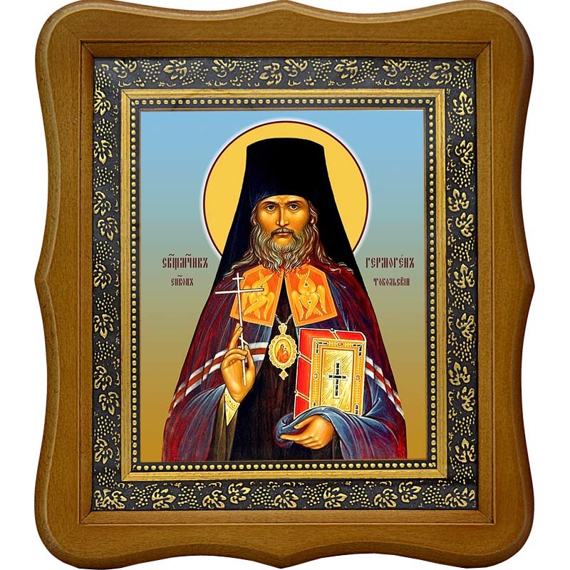 

Гермоген Долганев, Тобольский, священномученик, епископ. Икона на холсте.