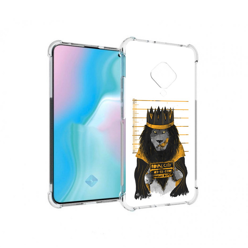 

Чехол MyPads Tocco для Vivo S5 лев в законе (PT226962.406.435), Прозрачный, Tocco