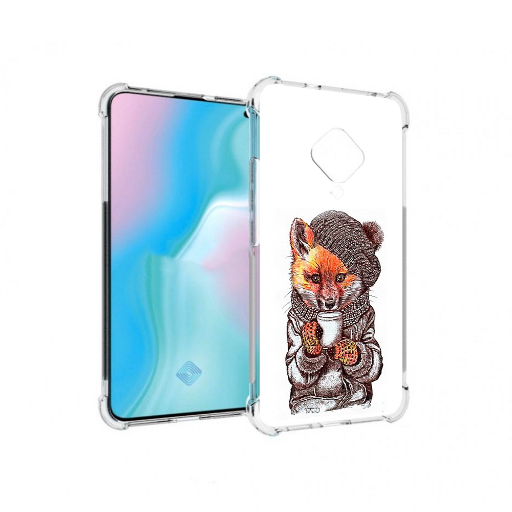 

Чехол MyPads Tocco для Vivo S5 лиса в шапке (PT226962.406.437), Tocco