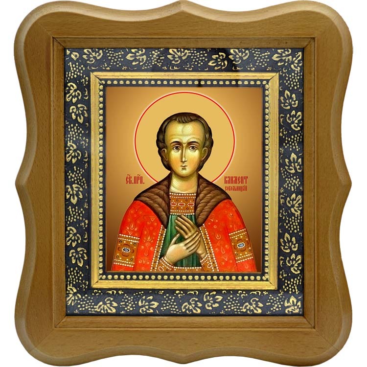 

Климент Алфанов, Сокольницкий, Новгородский преподобный. Икона на холсте.