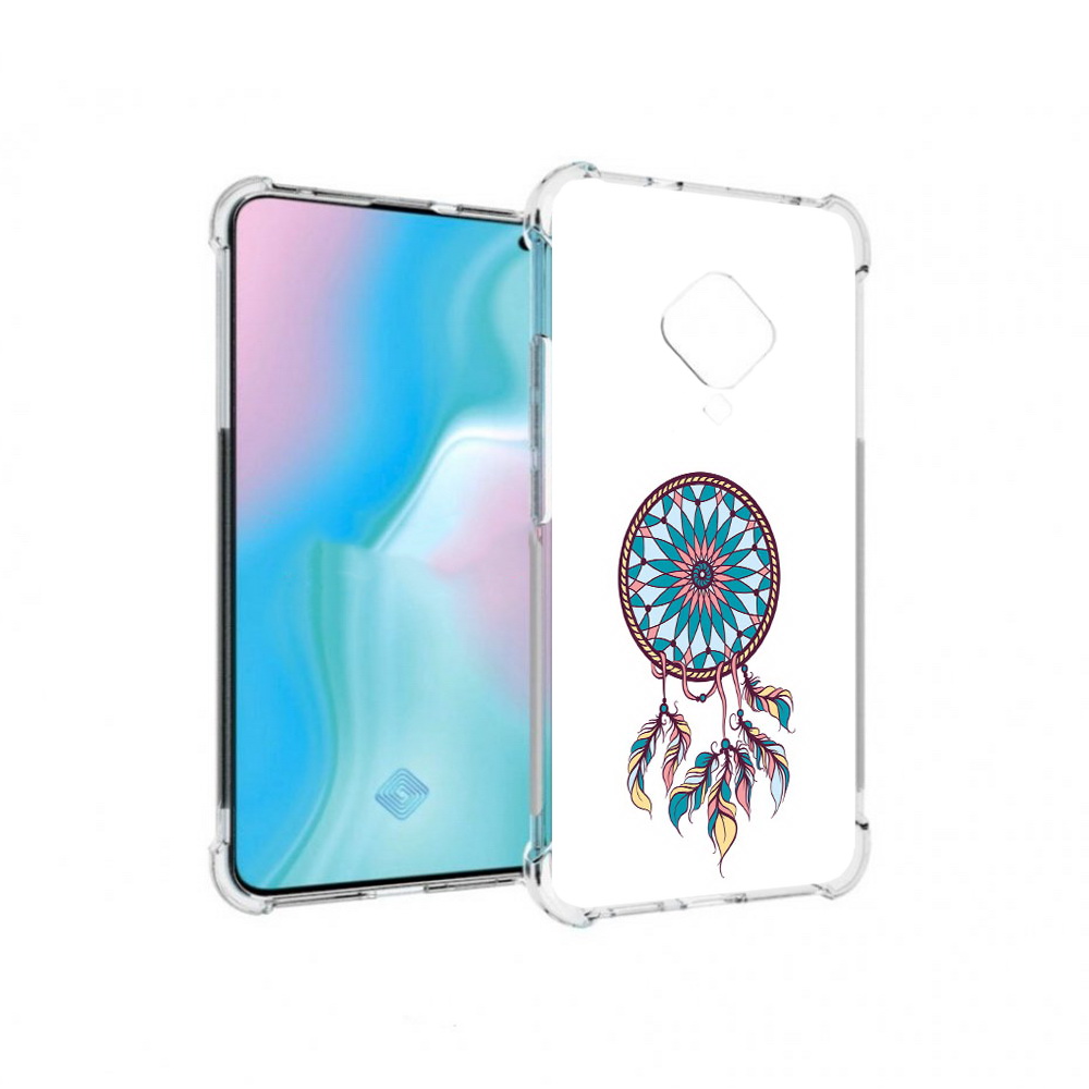 

Чехол MyPads Tocco для Vivo S5 ловец снов синий (PT226962.406.443), Прозрачный, Tocco