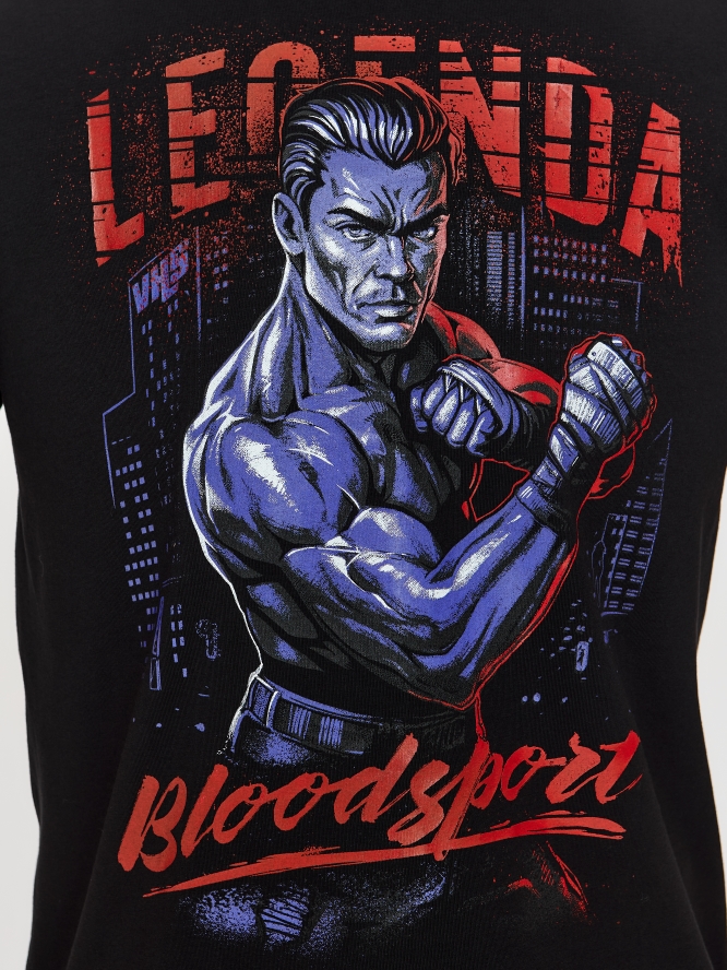 

Футболка мужская Legenda Blood sport черная 3XL, Черный, Blood sport