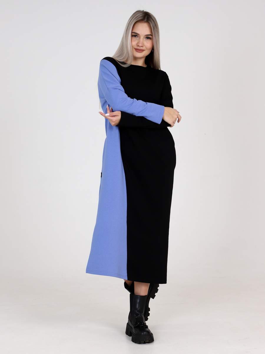 

Платье женское Elenatex П-160 голубое 46 RU, Разноцветный, П-160