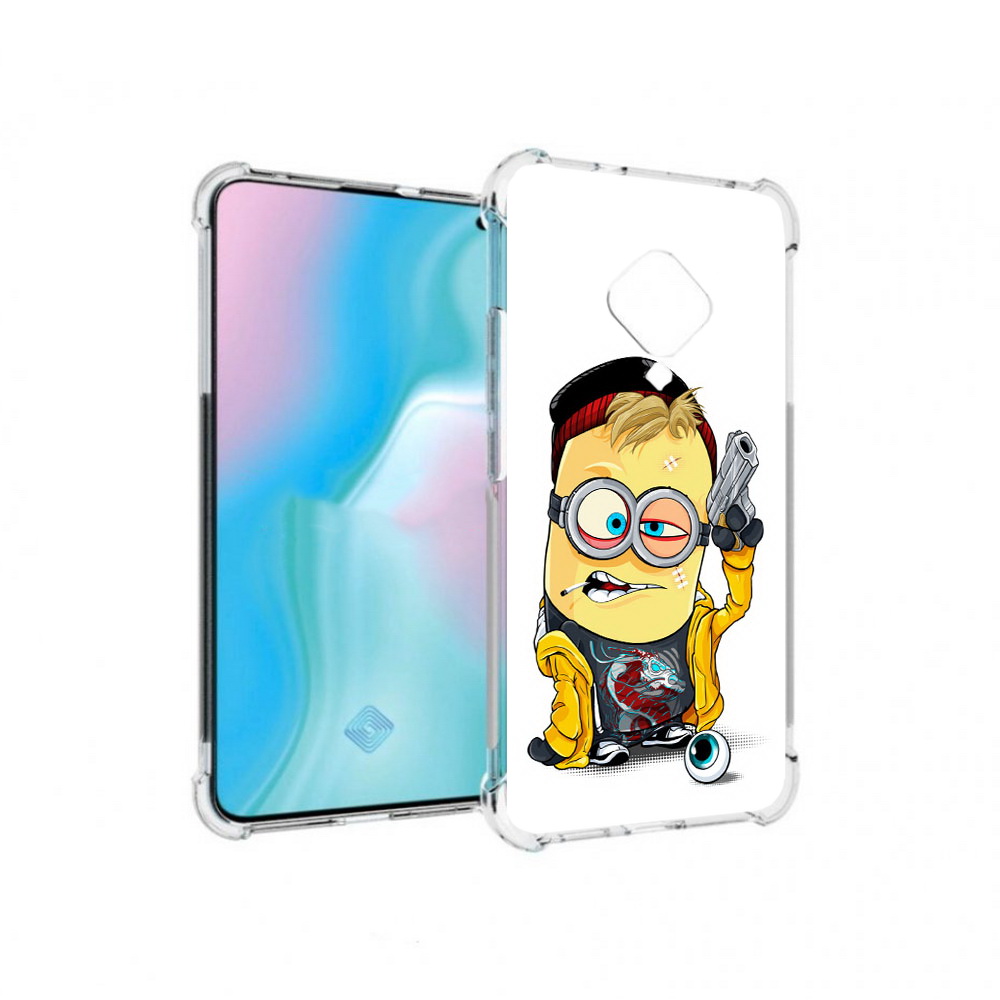 

Чехол MyPads Tocco для Vivo S5 миньон бандит (PT226962.406.475), Прозрачный, Tocco