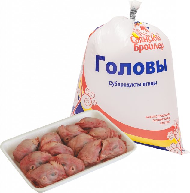 

Головы куриные Саянский бройлер замороженные ~1 кг