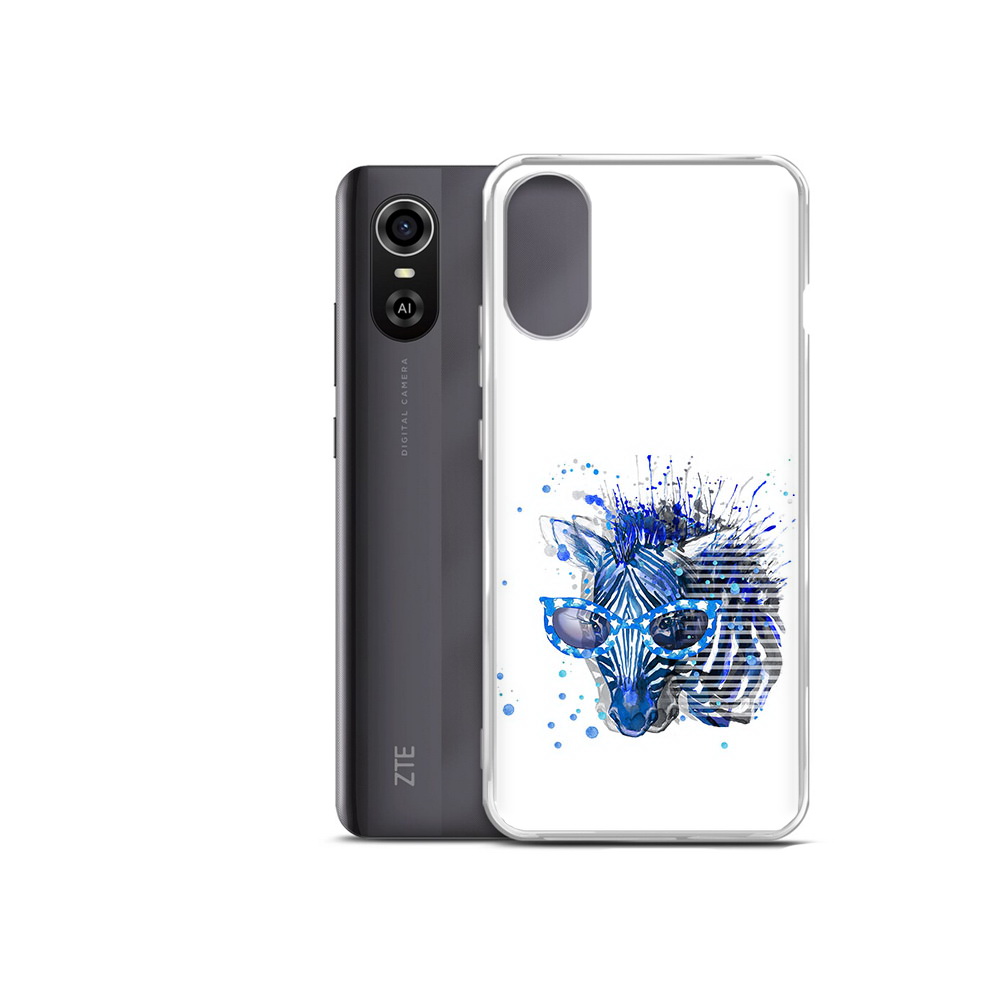 Чехол MyPads Tocco для ZTE Blade A31 Plus расплывчатая зебра (PT226943.475.577)
