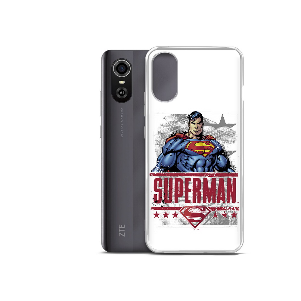 

Чехол MyPads Tocco для ZTE Blade A31 Plus рисунок супермен (PT226943.475.583), Прозрачный, Tocco