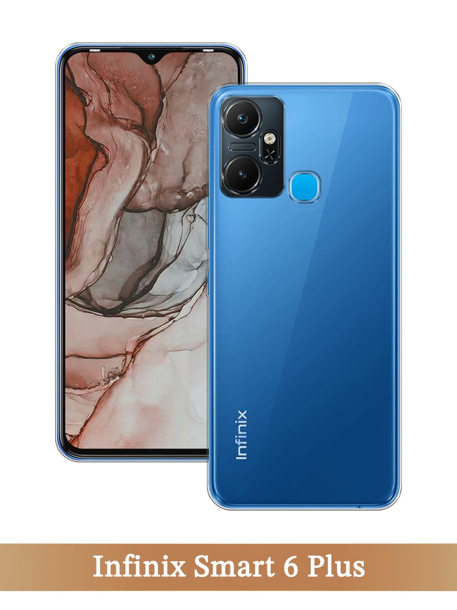 

Чехол на Infinix Smart 6 Plus прозрачный, 3102350-1