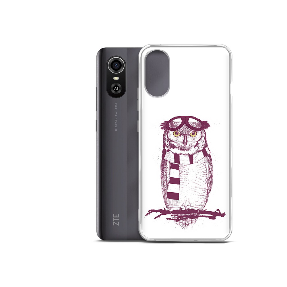 

Чехол MyPads Tocco для ZTE Blade A31 Plus сова-летчик (PT226943.475.612), Прозрачный, Tocco