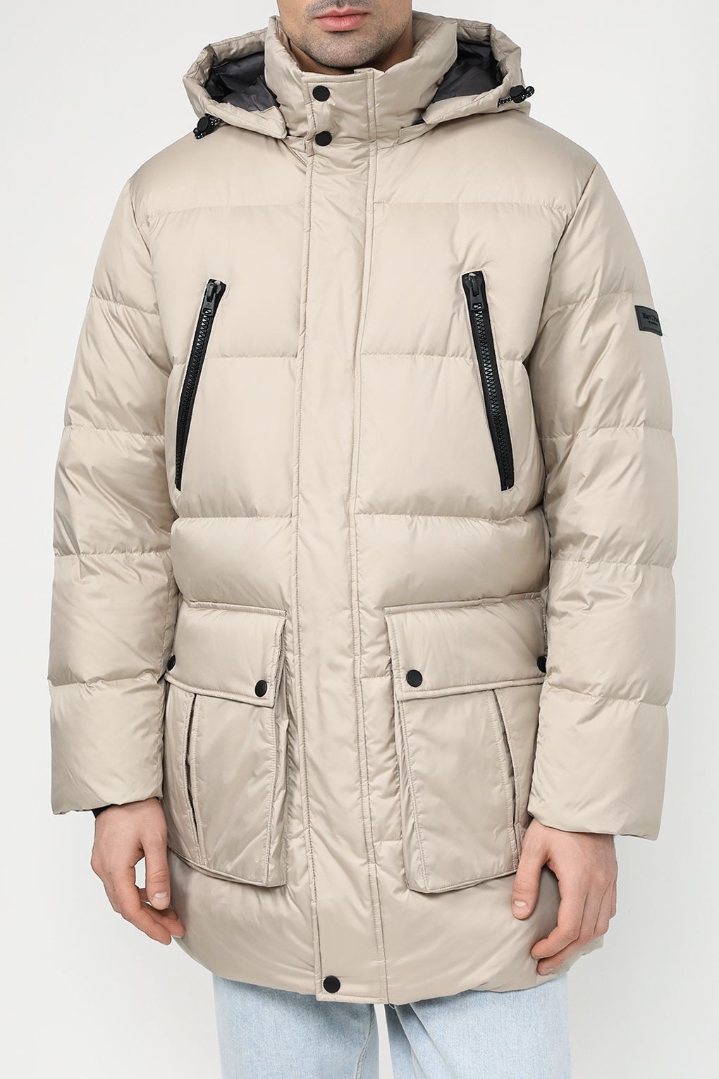 

Пуховик мужской Marc O'Polo 329092670084 бежевый M, 329092670084