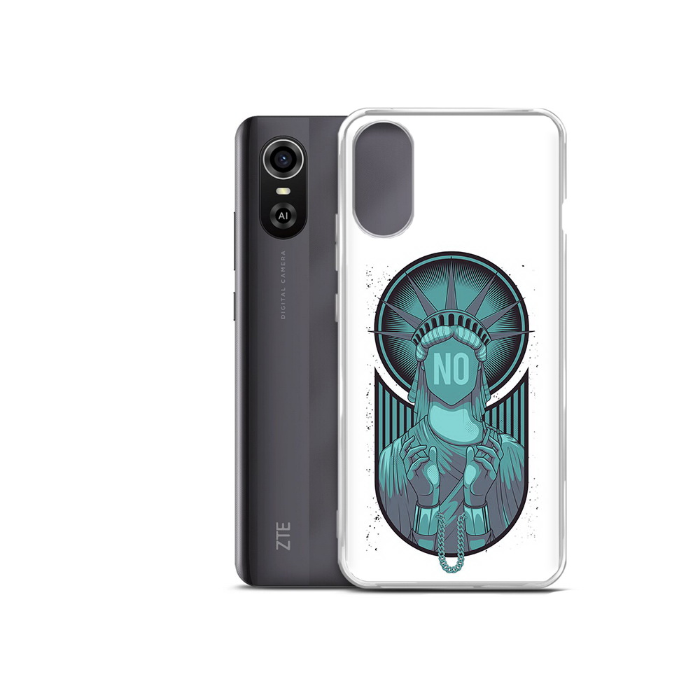 

Чехол MyPads Tocco для ZTE Blade A31 Plus статуя свободы зеленый (PT226943.475.623), Прозрачный, Tocco