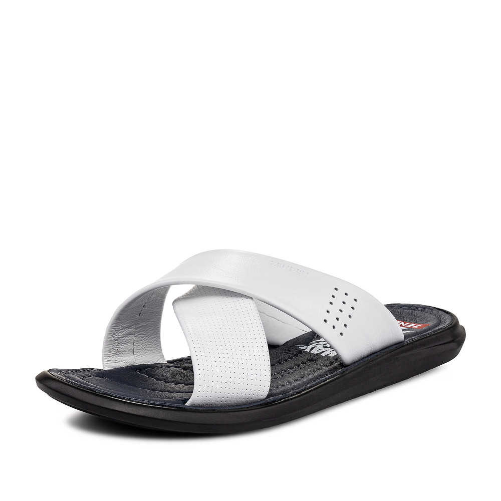 

Сабо мужские ZENDEN 028.992-10 белые 44 RU, Белый, 028.992-10