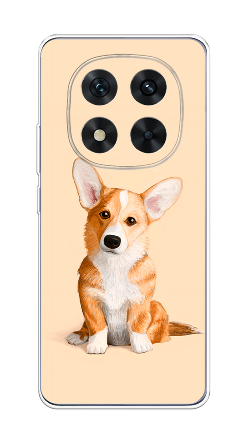 

Чехол на Xiaomi Redmi Note 14 Pro 5G Грустный Корги, Коричневый;бежевый, 323950-1