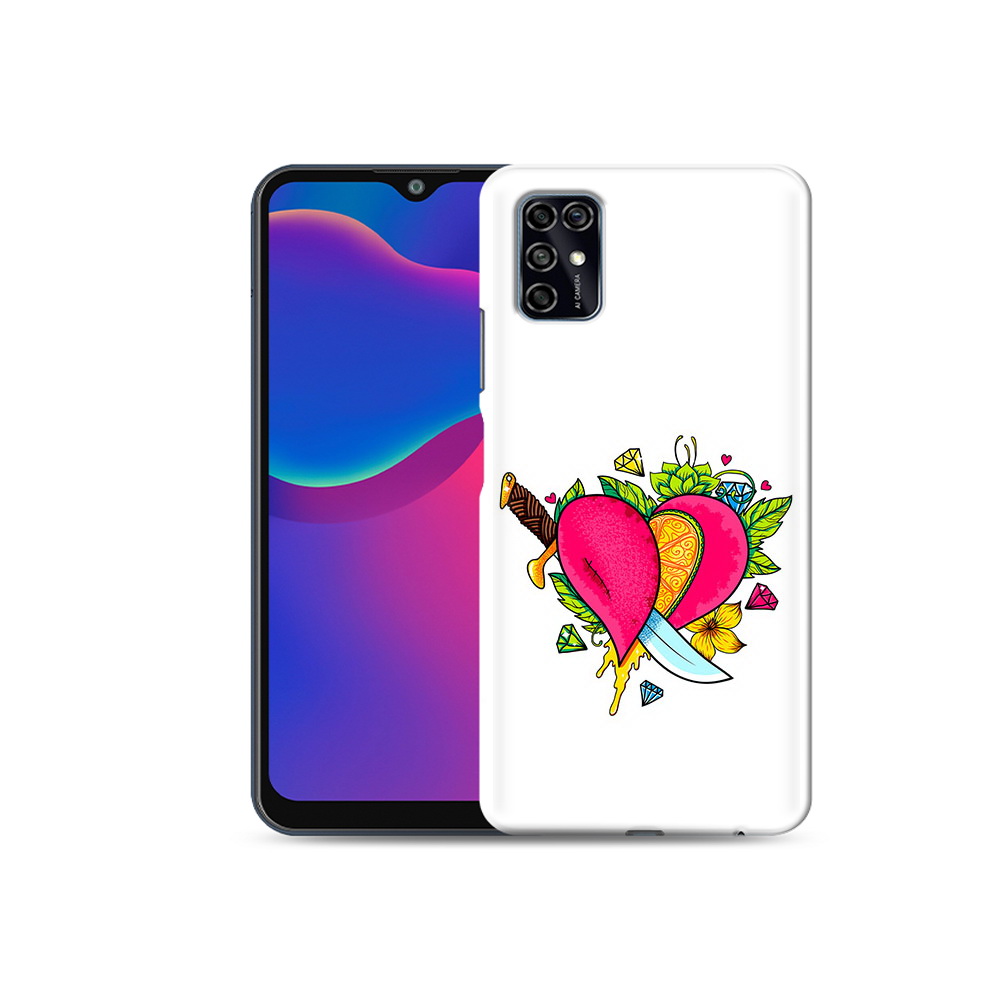 Чехол MyPads Tocco для ZTE Blade V2020 Smart Фруктовое сердце (PT156449.459.188)