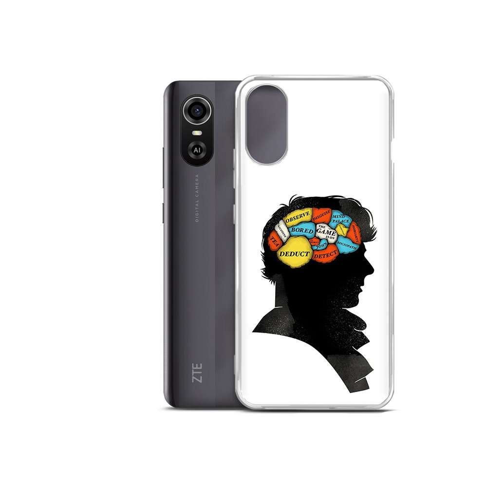 

Чехол MyPads Tocco для ZTE Blade A31 Plus темный рисунок (PT226943.475.640), Прозрачный, Tocco