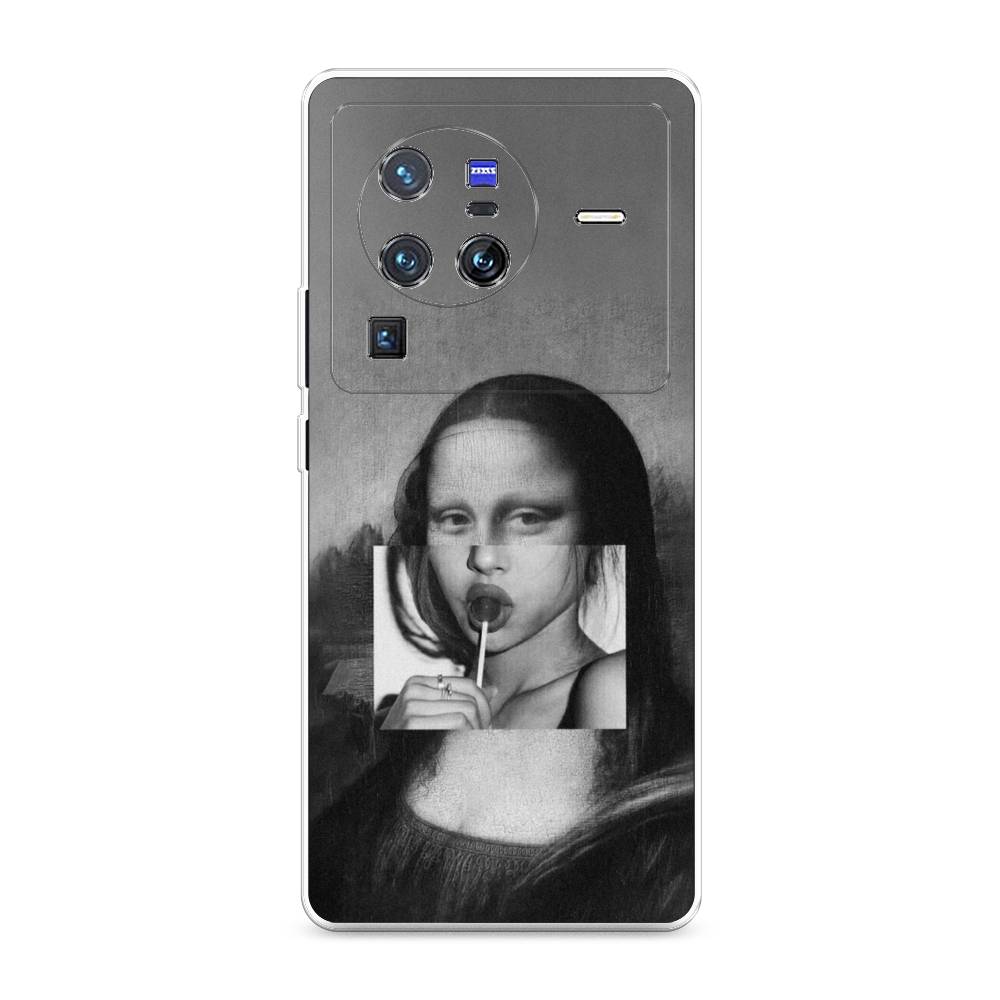 

Чехол Awog на Vivo X80 Pro "Mona Lisa sucking lollipop", Разноцветный, 266650-9