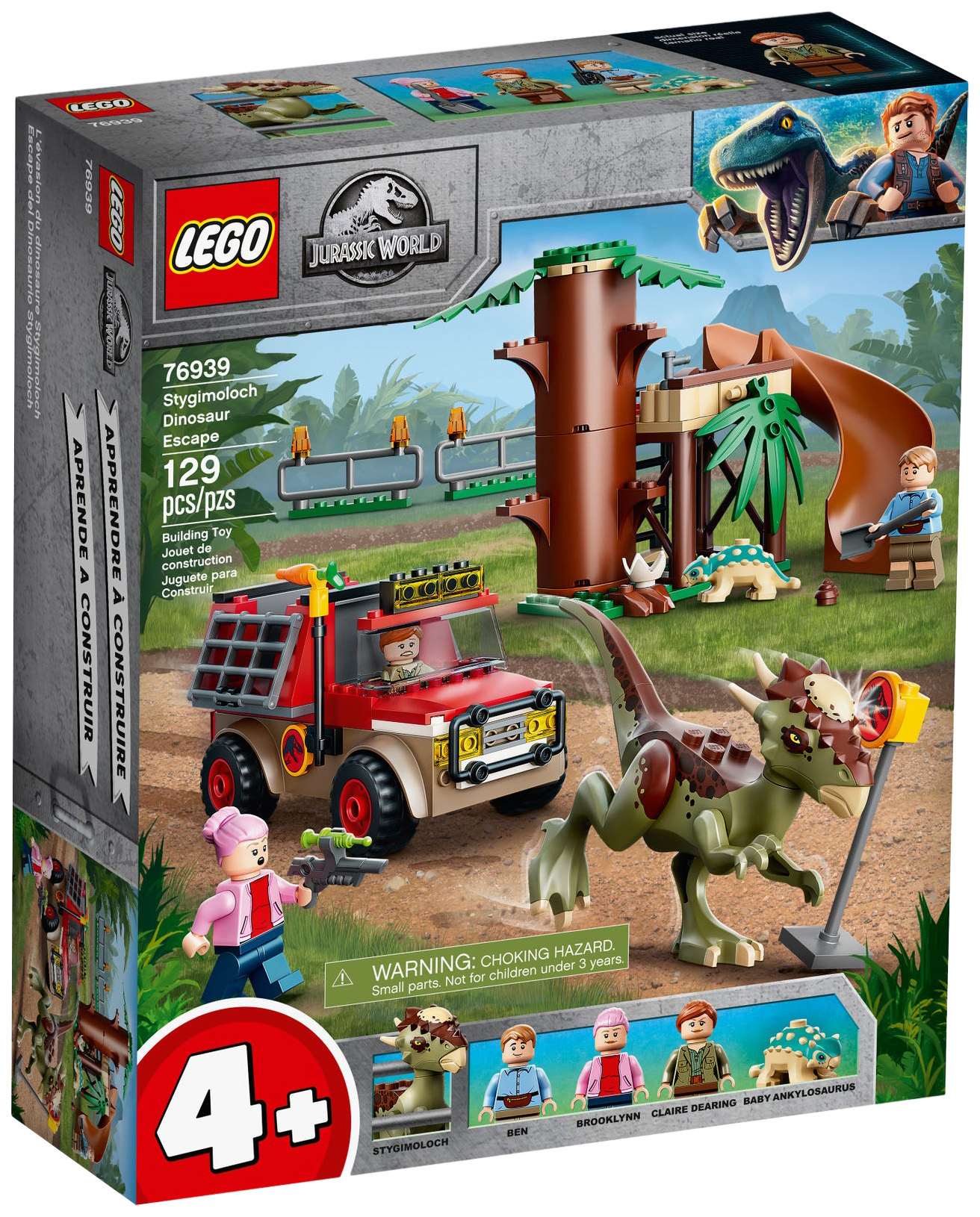 Конструктор LEGO Jurassic World 76939 Побег стигимолоха конструктор lego jurassic world центр для посетителей ти рекс против раптора 76961