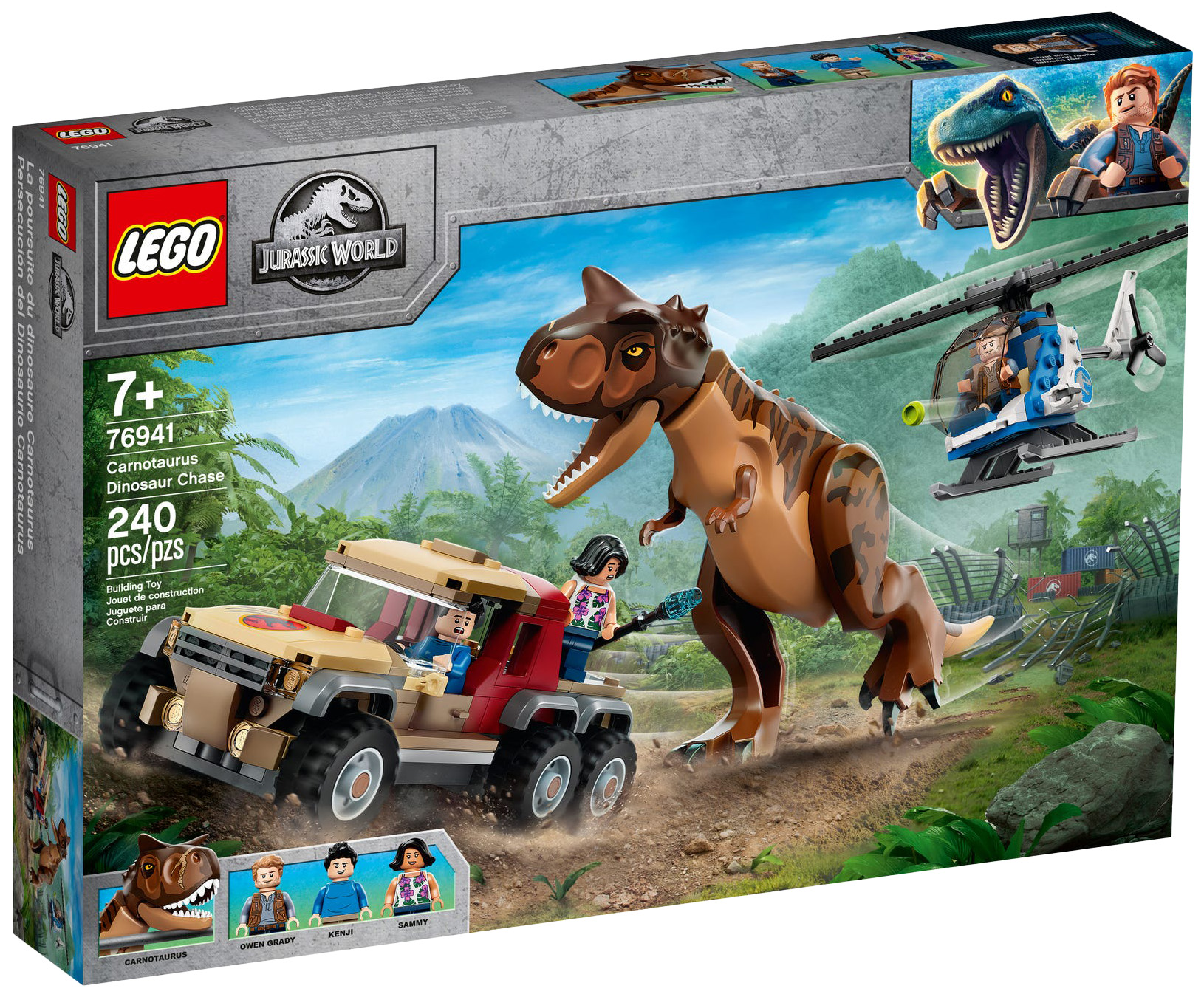 Купить Конструктор LEGO Jurassic World 76941 Погоня за карнотавром,