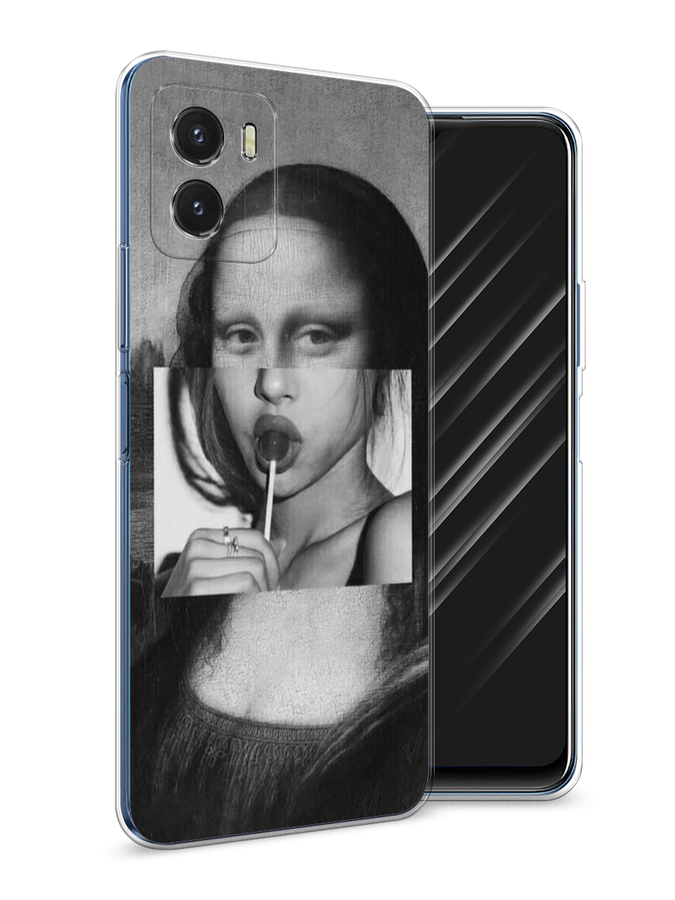 

Чехол Awog на Vivo Y10 "Mona Lisa sucking lollipop", Разноцветный, 266450-9