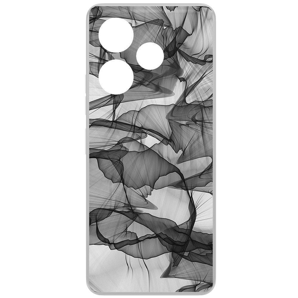 

Чехол-накладка Krutoff Clear Case Абстракт 14 для TECNO Pova 6, Прозрачный