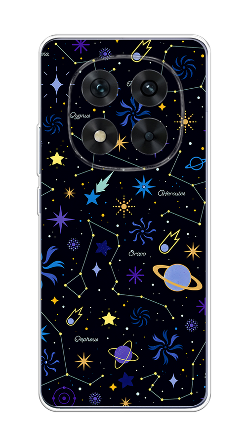 

Чехол на Xiaomi Redmi Note 14 Pro 5G Цветной космос, Желтый, 323950-1