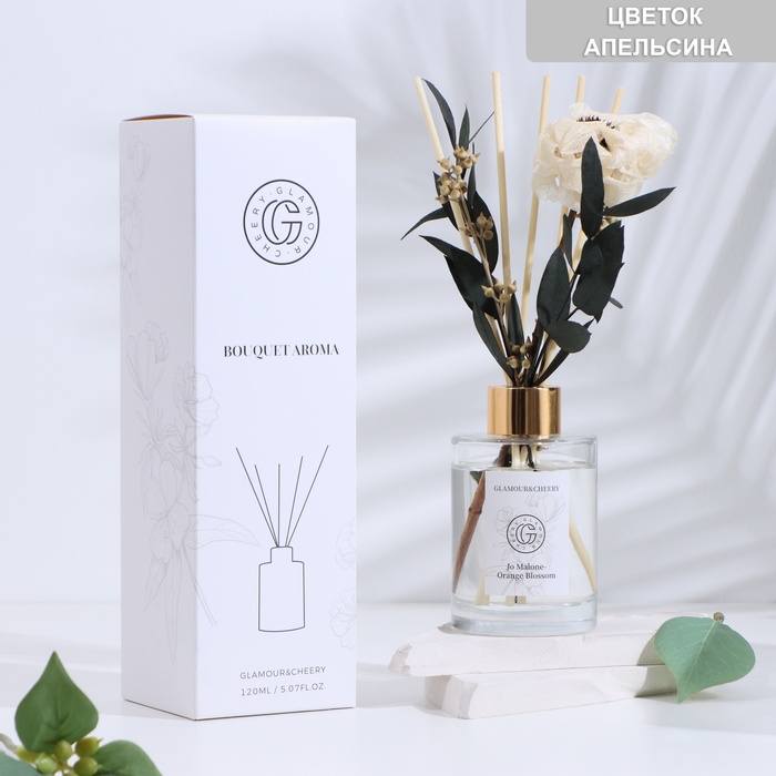 

Диффузор ароматический "Dried flowers", 120 мл, цветок апельсина