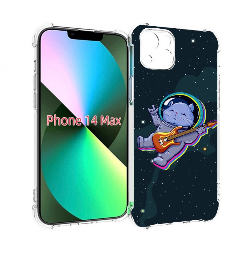 

Чехол MyPads крутой-хомяк-в-космосе для iPhone 14 Plus (6.7), Прозрачный, Tocco
