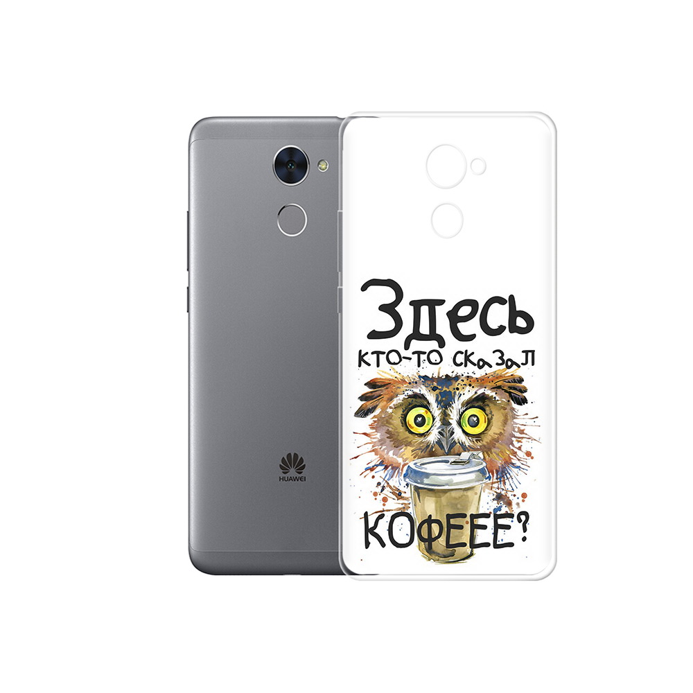 

Чехол MyPads Tocco для Huawei Enjoy 7 Plus Любительница кофе (PT74186.70.111), Прозрачный, Tocco