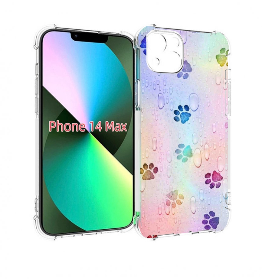 

Чехол MyPads лапки для iPhone 14 Plus (6.7), Прозрачный, Tocco