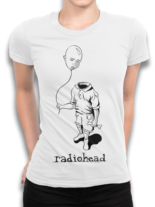 

Футболка женская Design Heroes Radiohead белая 3XL, Radiohead